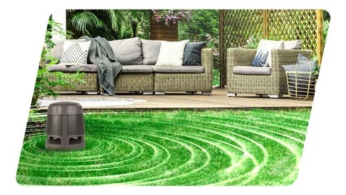 Caixa de som para jardim